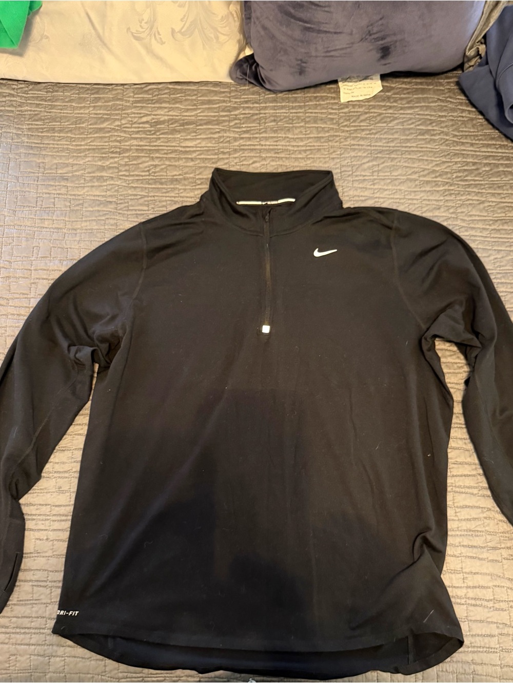 Nike Black Men's Quarter-Zip Training Pullover